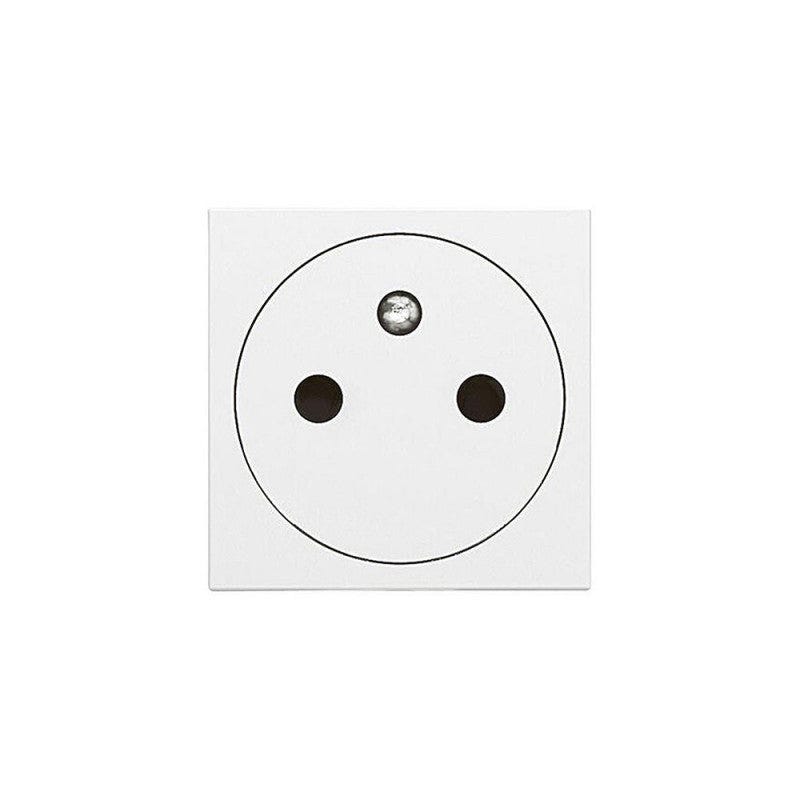 1 Prise 220 Volts 2Poles Sans Terre à éclipses Beige/Marron Alombard 1 Prise 220 Volts 2Poles Sans Terre à éclipses Beige/Marron Alombard