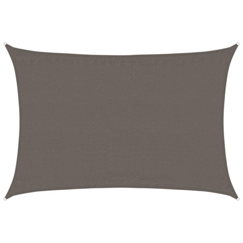 Vela Parasole 160 g/m² Antracite 3,5x4,5 m in HDPE vidaXL - 2