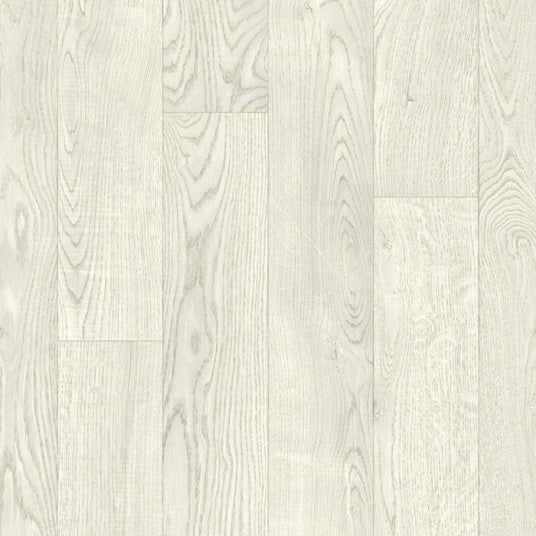 Sol PVC Textile - Aspect parquet chêne blanc - Echantillon 15 x 20 cm