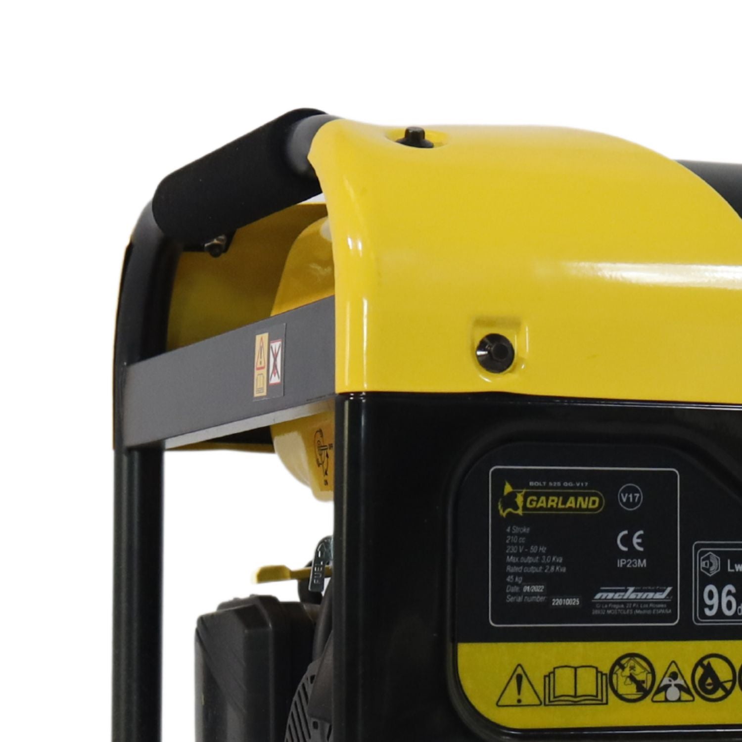 GARLAND 4KW Bolt 525QG V17 Generator (53-0019) - 2