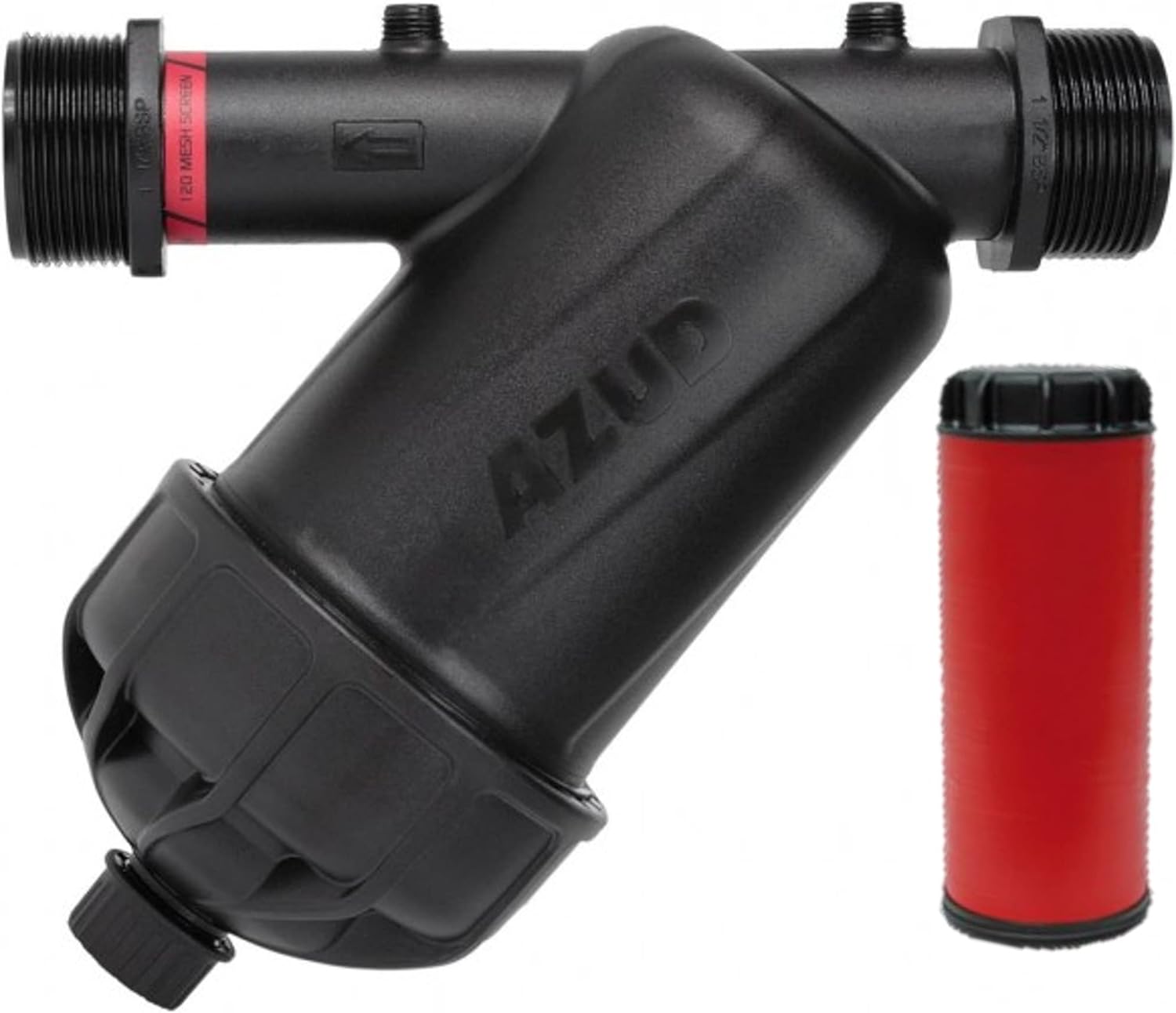 25Mm 32Mm Pe Tuyau Filtre Avec Connecteur Rapide 80 Maille Filtre