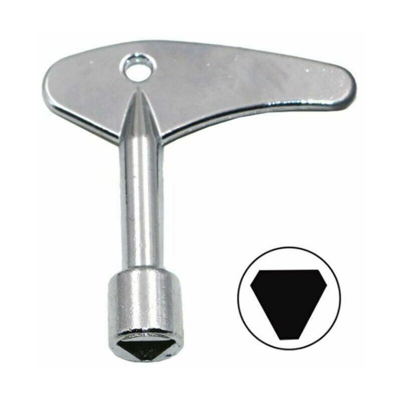 Chave triangular serviço utilitário chave de gás elevador elétrico fechadura de chaveiro - 5