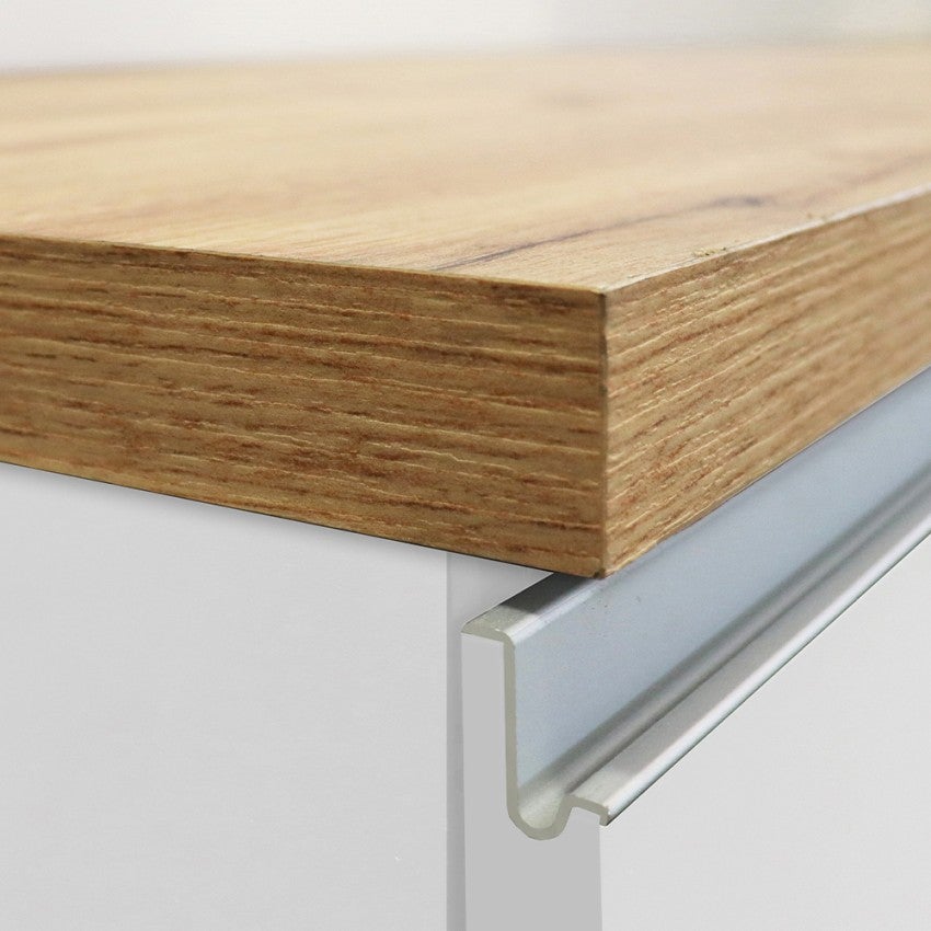 Îlot central avec table pour cuisine moderne 2 portes 160x90x90cm Grover - 6