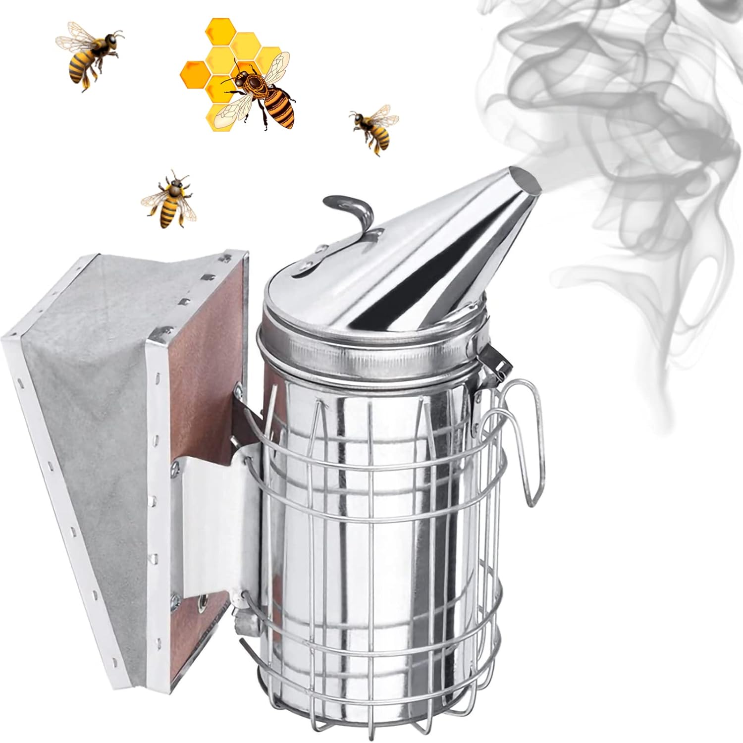 Caisson D'enfumage Enfumoir Bee Hive Fumeur En Acier Inoxydable Avec