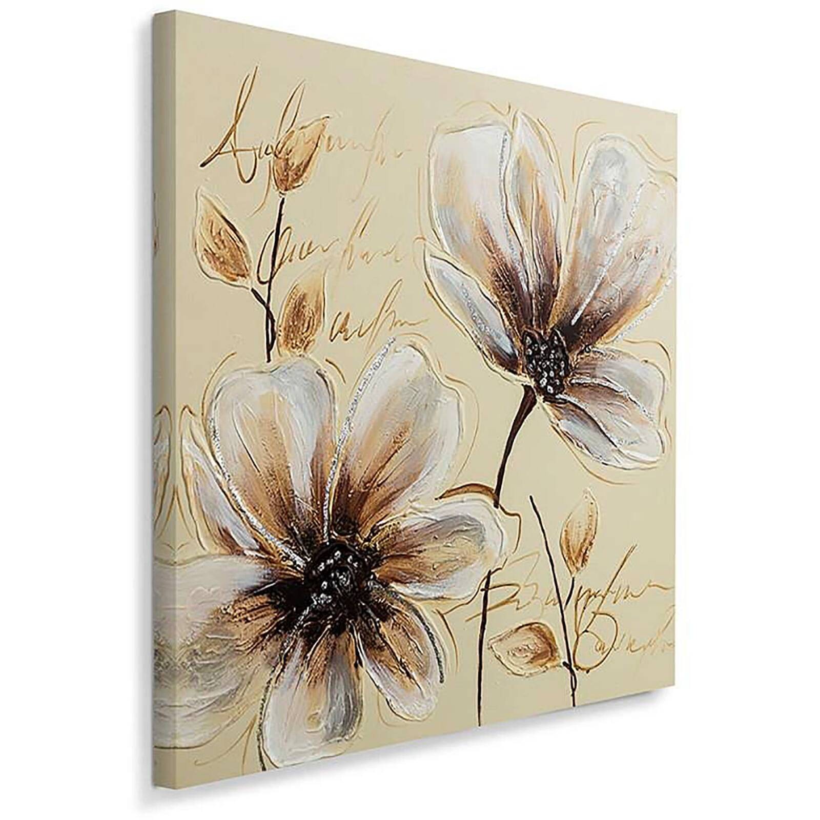 Tableau fleurs 7 - 80 x 80 cm - 2