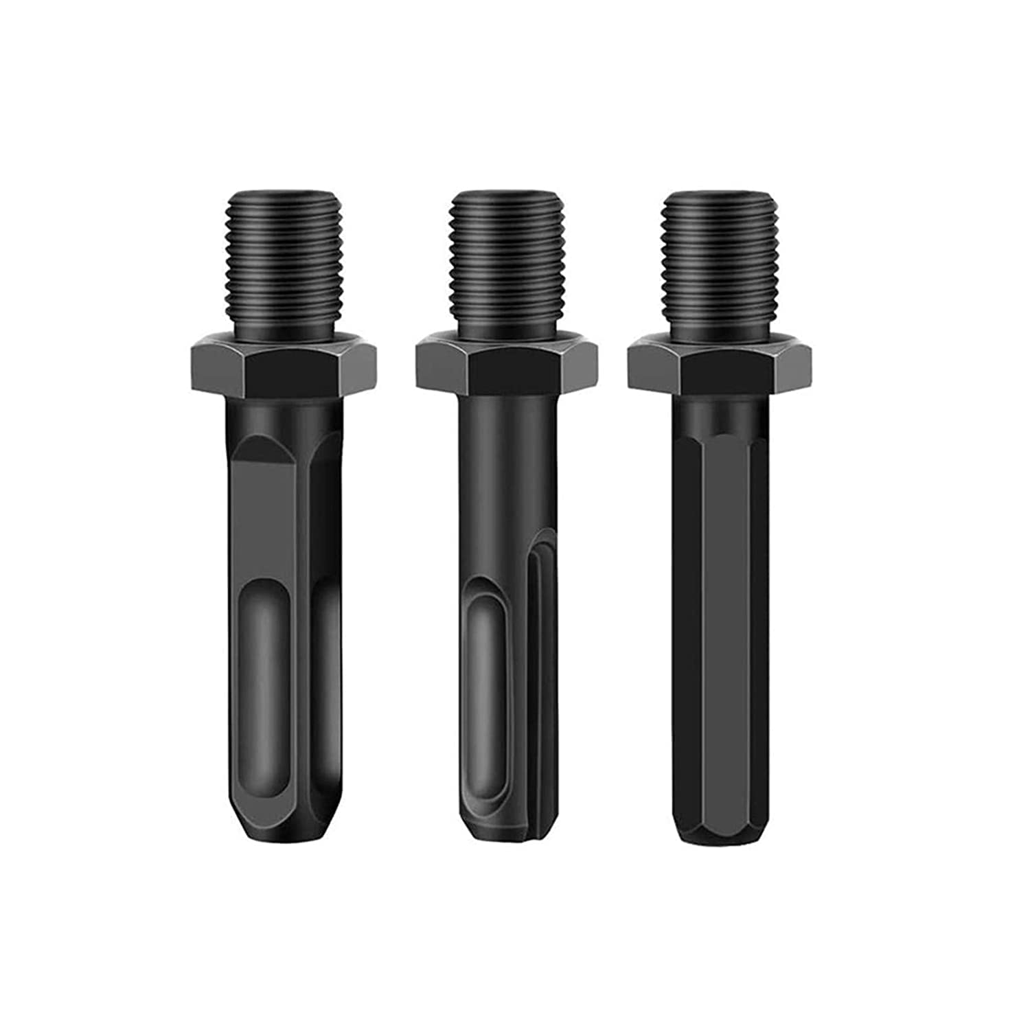 Fendeuse de Bûches 45mm,Fendeuse de bûches, fendeuse à bois perceuse sûre, fendeur de bûches, Fendeur de Bûche pour Fendre du Bois(Hex+Square+Round) - 4