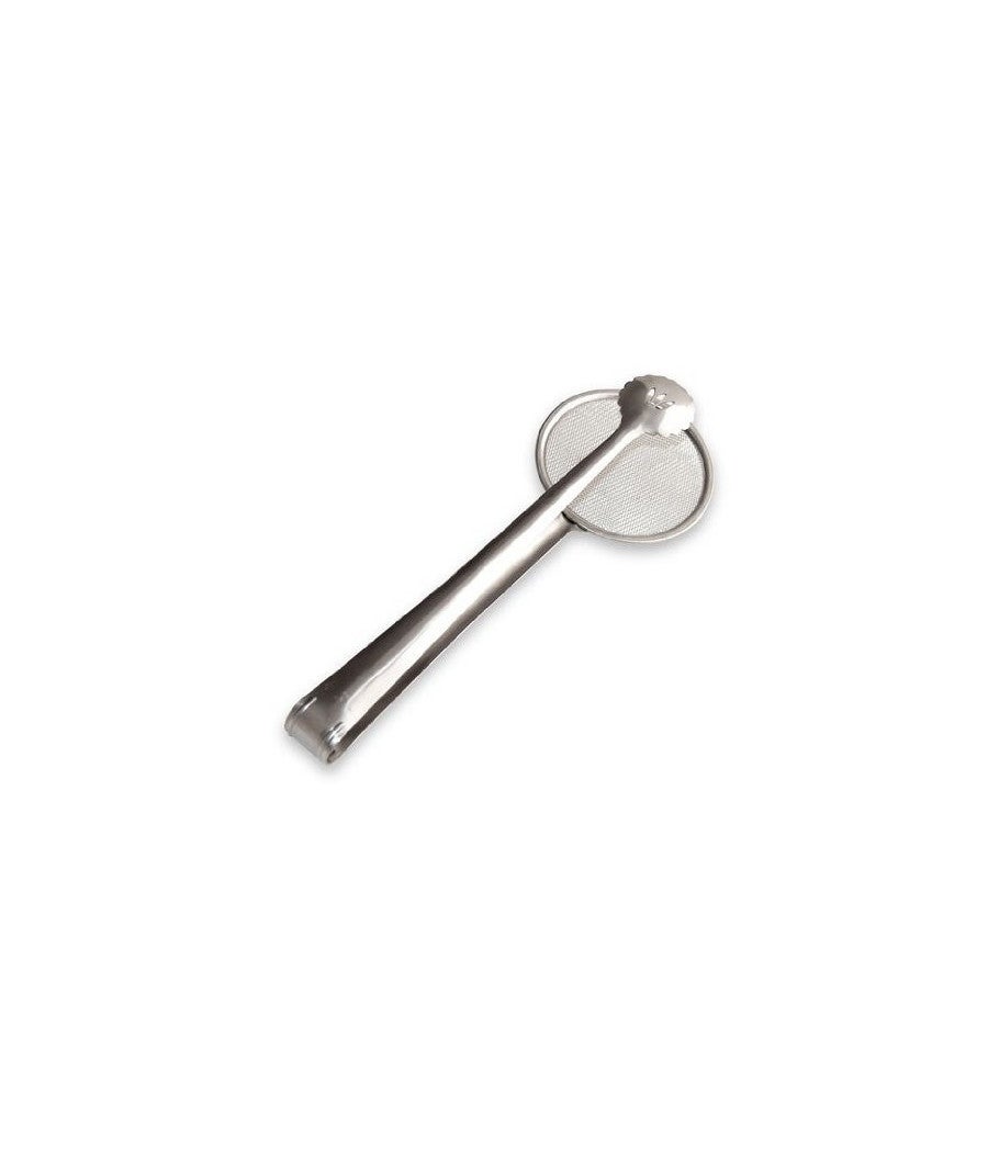 Trade Shop - Pinza Con Colino Scola Fritto Frittura A Retina Paletta Patatine Acciaio Cucina - - 2