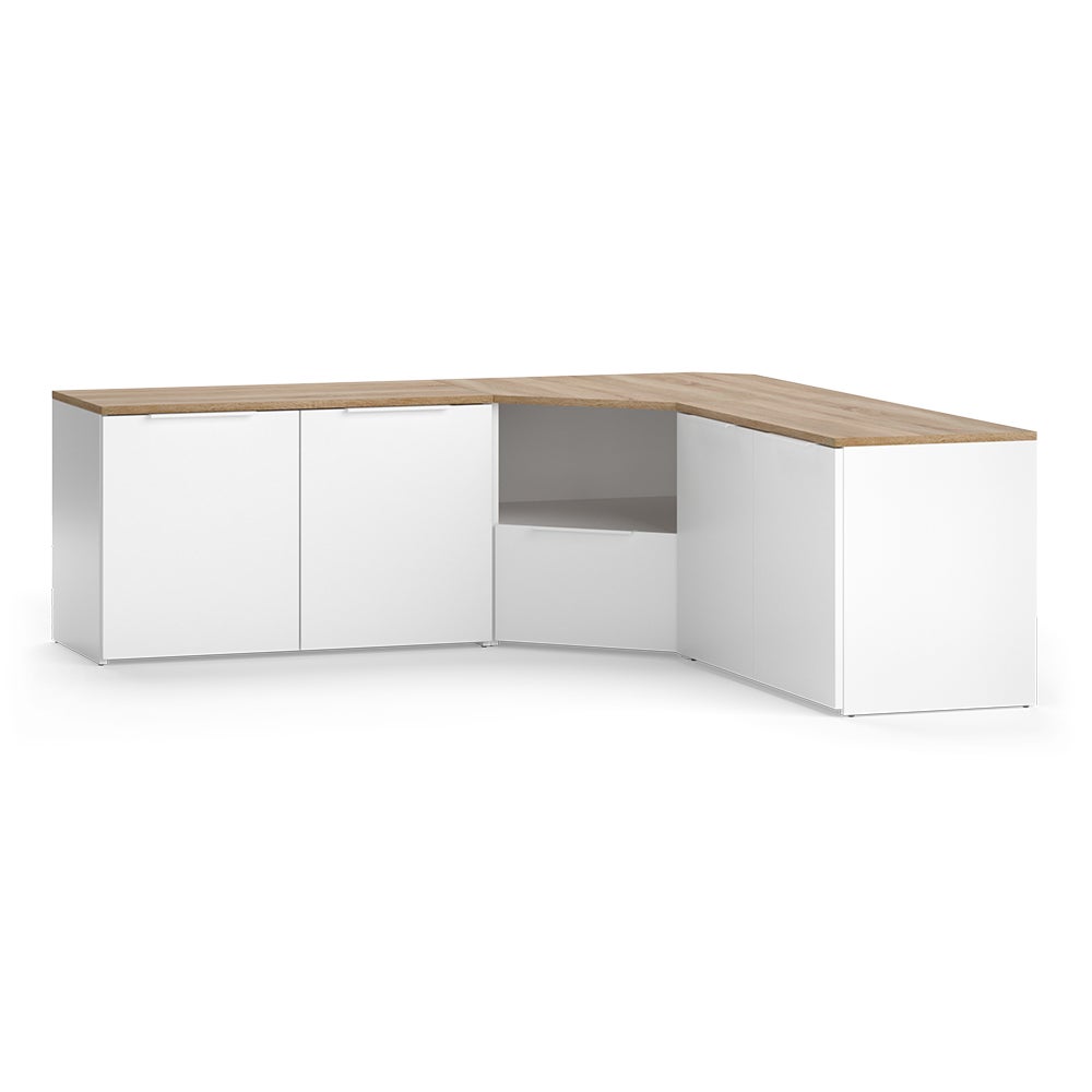 Homlando - Wandgemonteerd TV-meubel - Wit - Vina - 31x156x31 cm | Leen Bakker