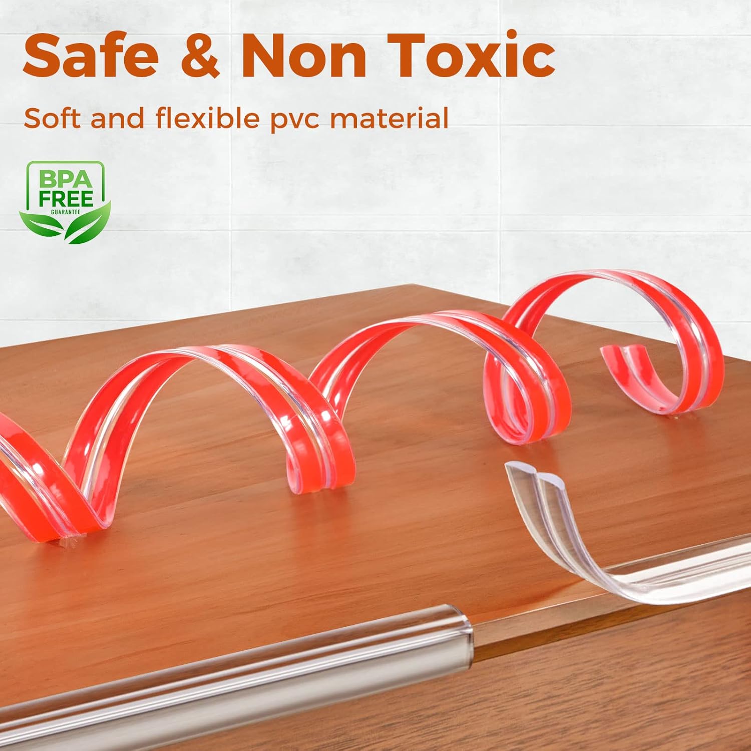 3M Pré-adhésif Protection Meuble Bébé, Coin de Table Protection Bebe Silicone Transparent Protection Table Bebe avec 4 Protection Angle Bebe - 3
