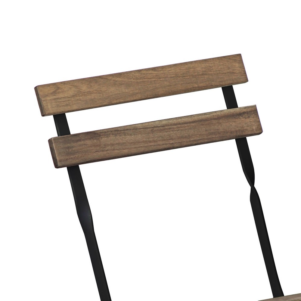 Set Tavolino e due sedie da giardino 55x54x70 cm - 5