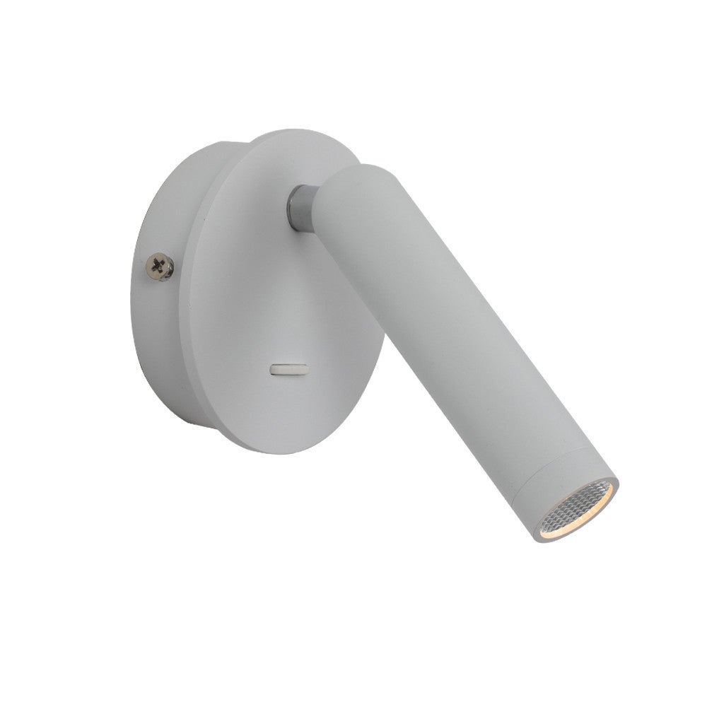 Kinkiet CARDA LED 2.5W Ciepła biel 164lm biały wym: 13x12x9 cm IP20 Italux