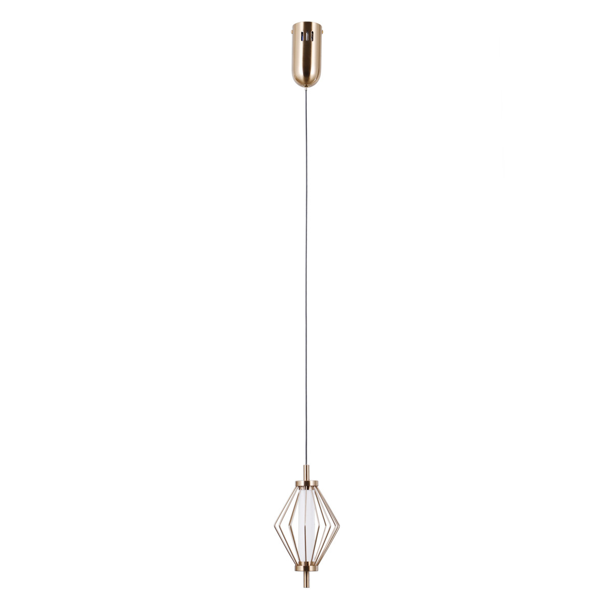 Lampa wisząca SEVIL LED 5W Ciepła biel 303lm złota wym: 120 x 12,5 x 12,5 cm Italux