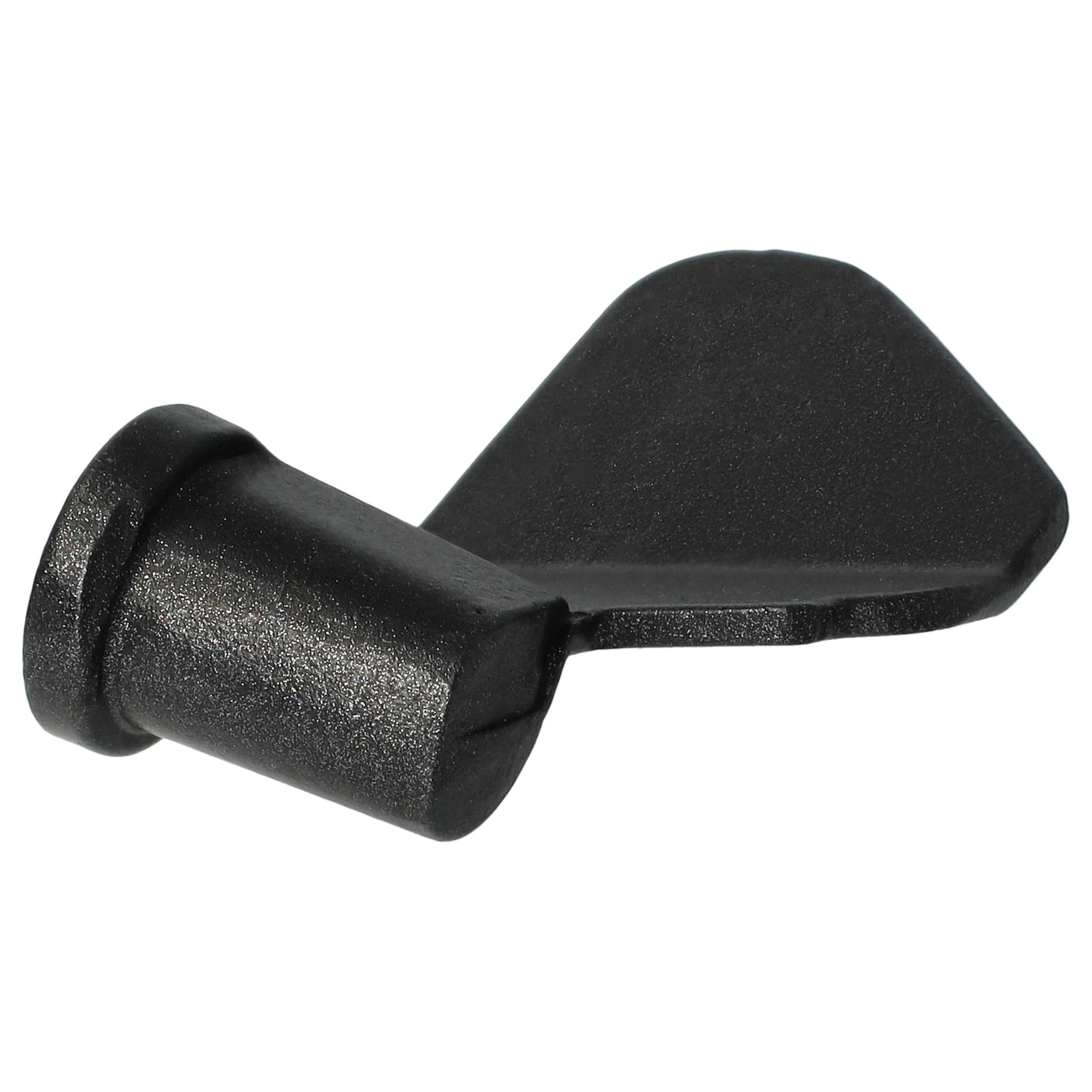 vhbw Crochet pétrisseur compatible avec Sunbeam 113494-001, 5841, 5891 machine à pain - Pale, 6,5 x 3,8 cm, aluminium, noir - 2