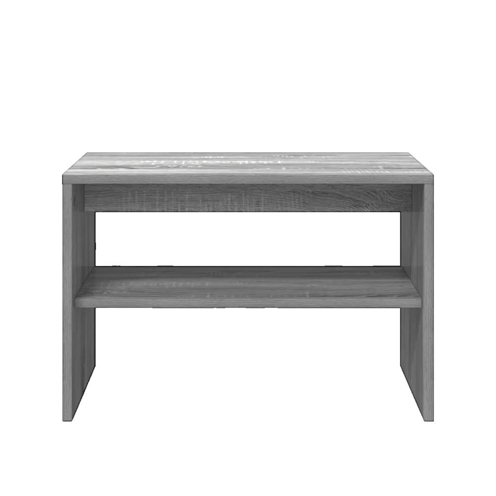 vidaXL Meuble TV sonoma gris 60x40x40 cm bois d'ingénierie - 2