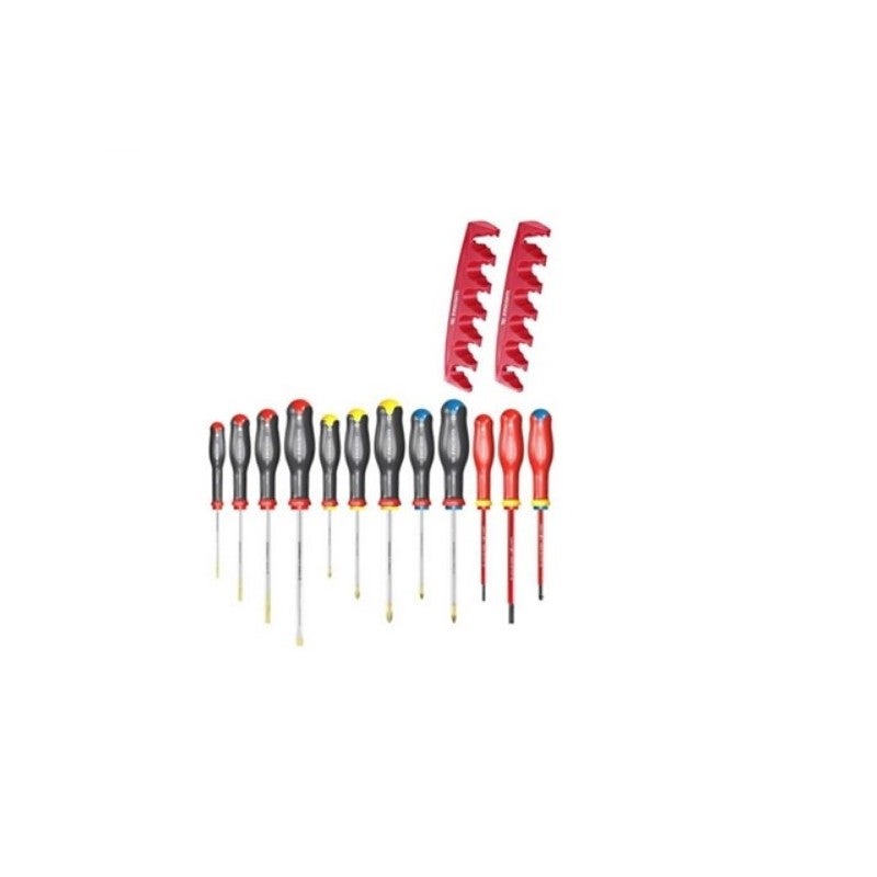 Coffret de 12 tournevis Protwist + 2 racks de rangement - FACOM AT.J12R1PB - 3
