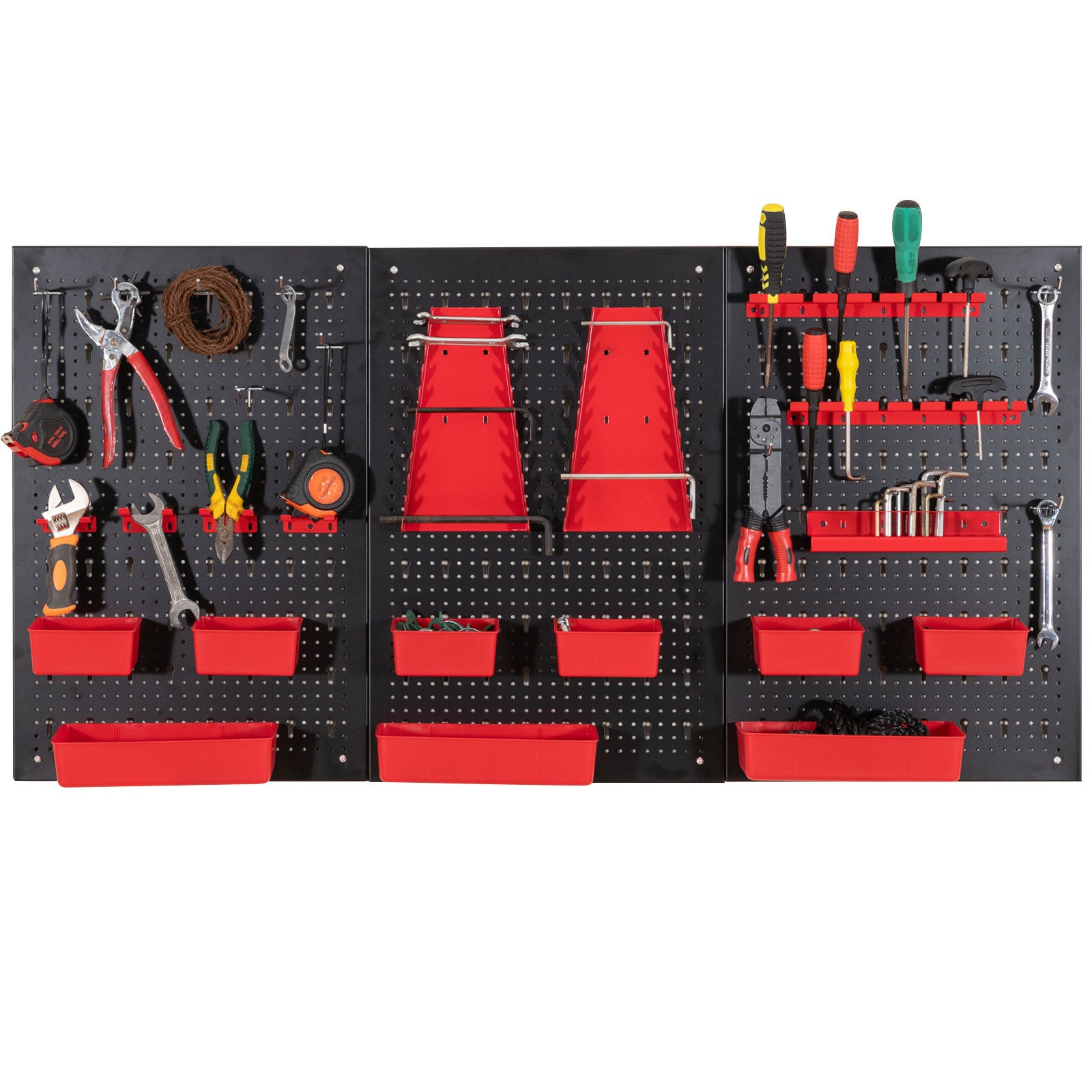 Support Mural Pour Marteaux – Rangement Métal Noir, Fixation Facile, 34 Cm