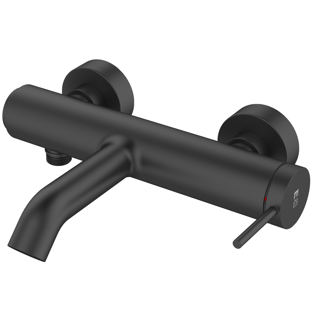 Luisa mieszacz wannowo-prysznicowy mechaniczny czarny