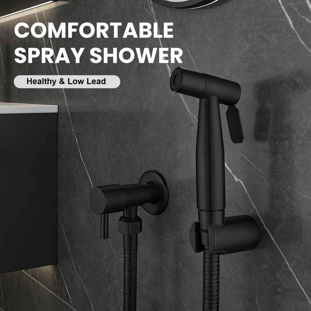 Ensemble Pulvérisateur WC en Acier Inox 304 – Douchette Hygiène Intime, Jet Pressurisé pour Salle de Bain - 6