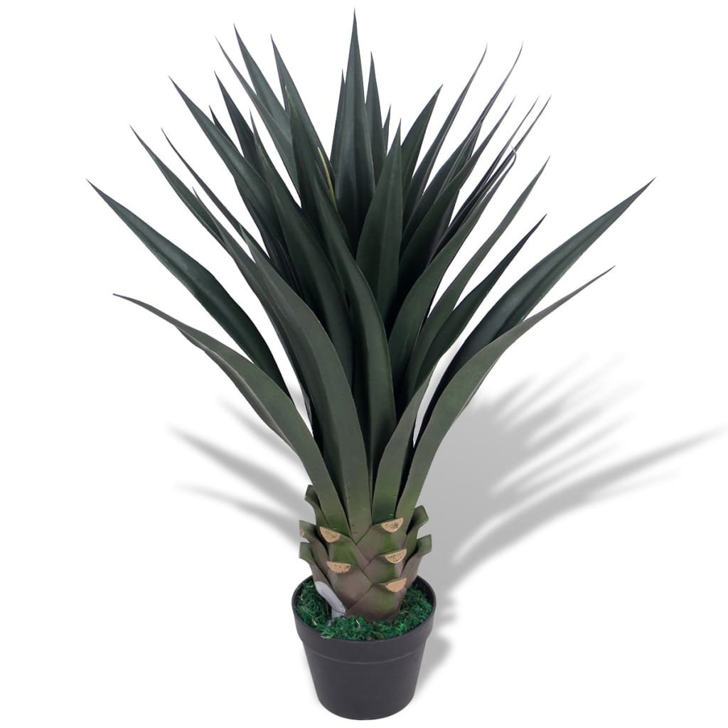 Moselota  Planta Artificial Con Maceta Yuca 85 Cm Verde , Leroy Merlin
