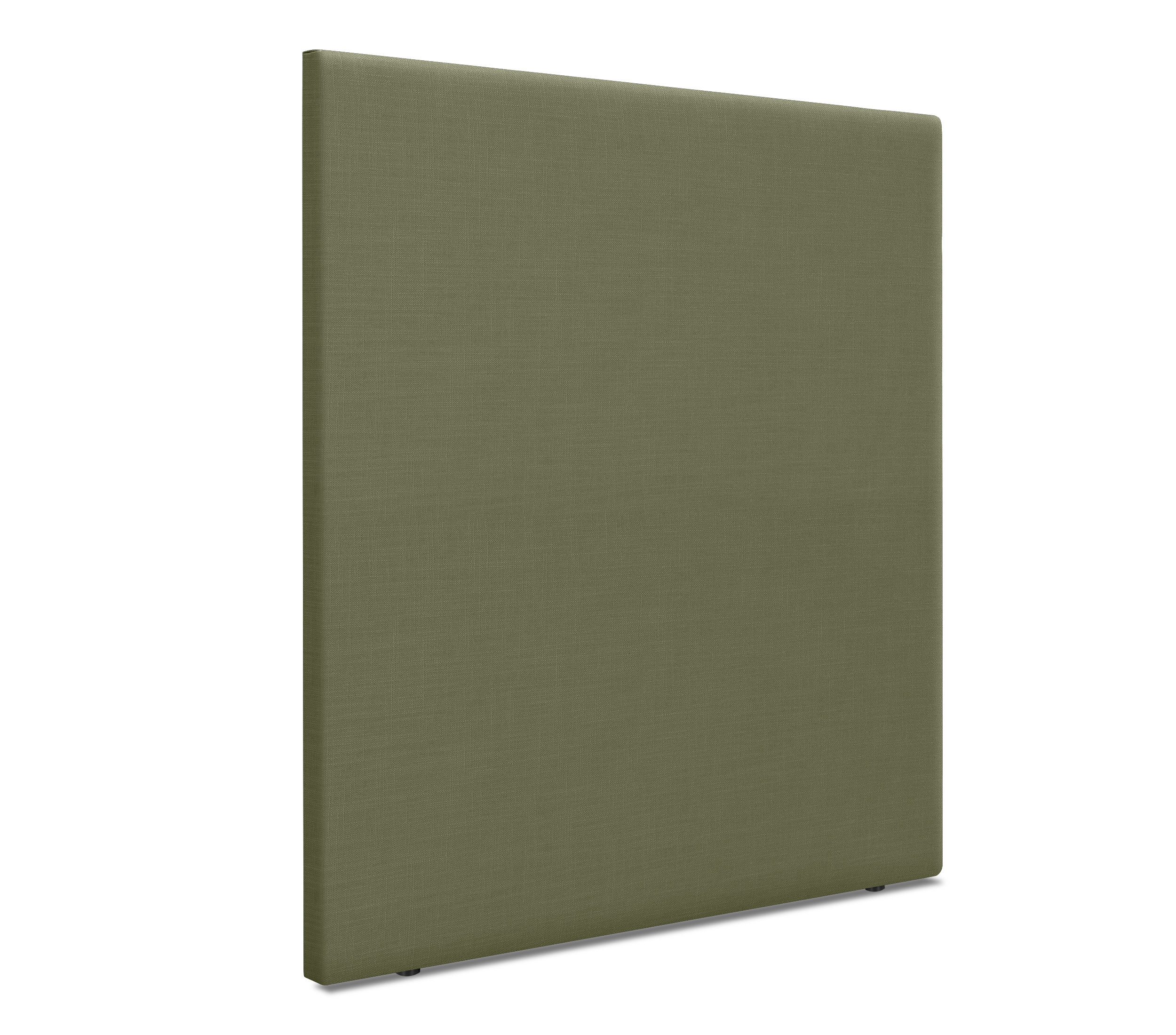 Dhome cabecero de lino natural liso hasta el suelo 110x120cm camas 105 - verde