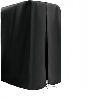 Feeloco Housse De Tapis De Course Pliable Étanche 117x97x168 Cm - Protection Noire