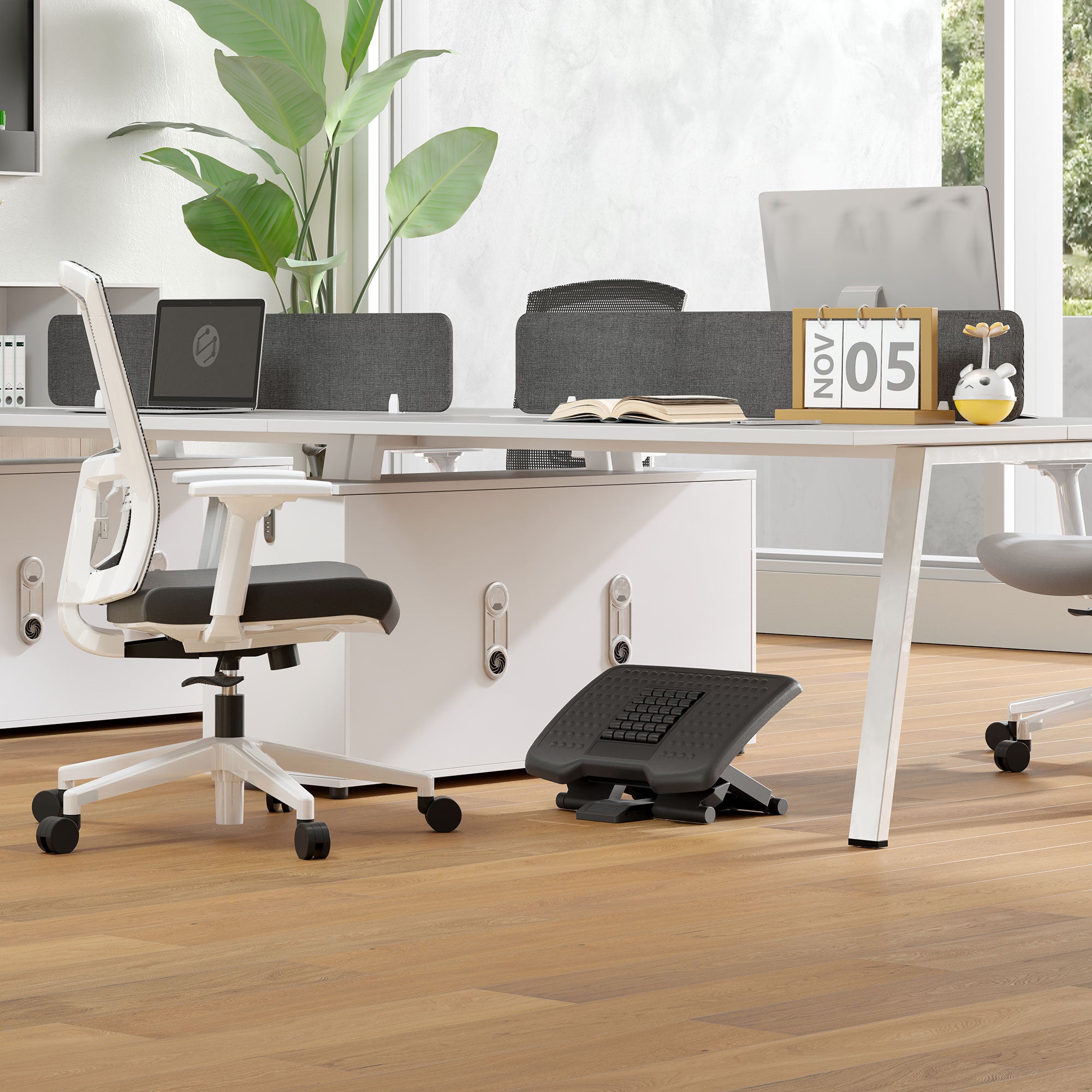 Repose-pieds de bureau ABS HOMCOM - 9