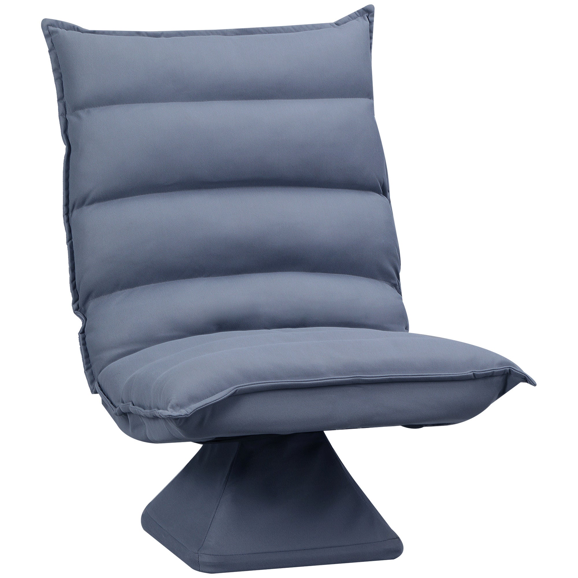 FANTASK Chaise De Sol Avec Dossier Réglable - Fauteuil De Sol Rembourré Pliable Confortable