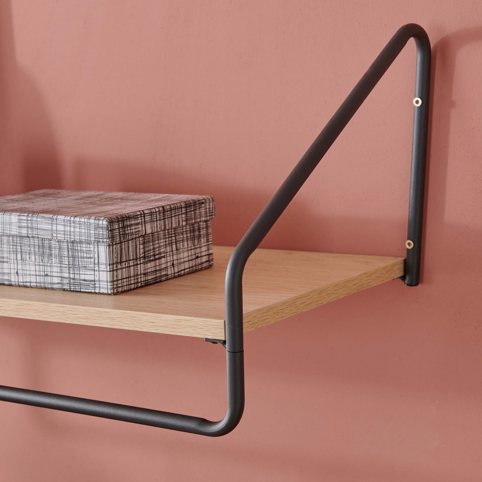 Armadio a muro in legno e metallo NELO - 5