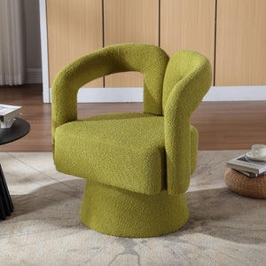 Fauteuil en velours brun Bobun | Maisons du Monde