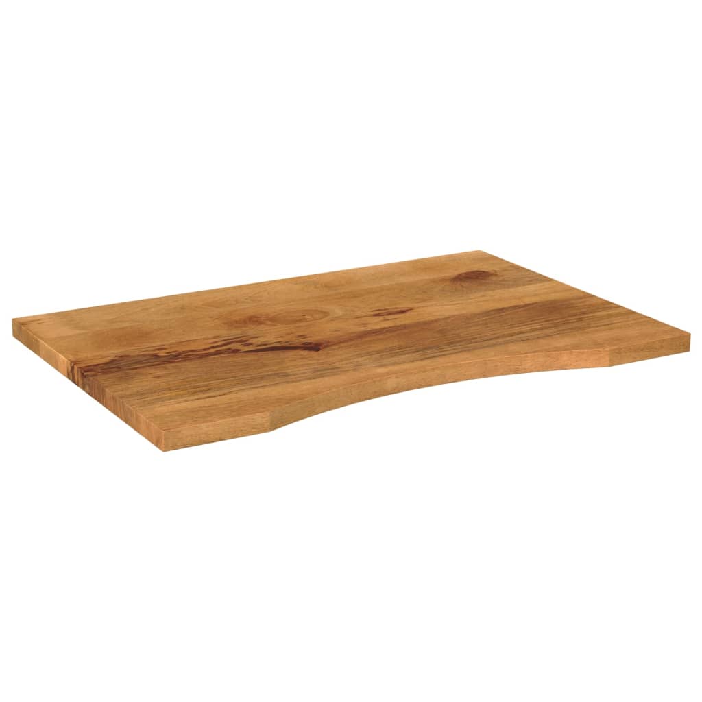 Maison Exclusive - Dessus de bureau avec courbe 100x60x2,5 cm manguier massif brut - 2