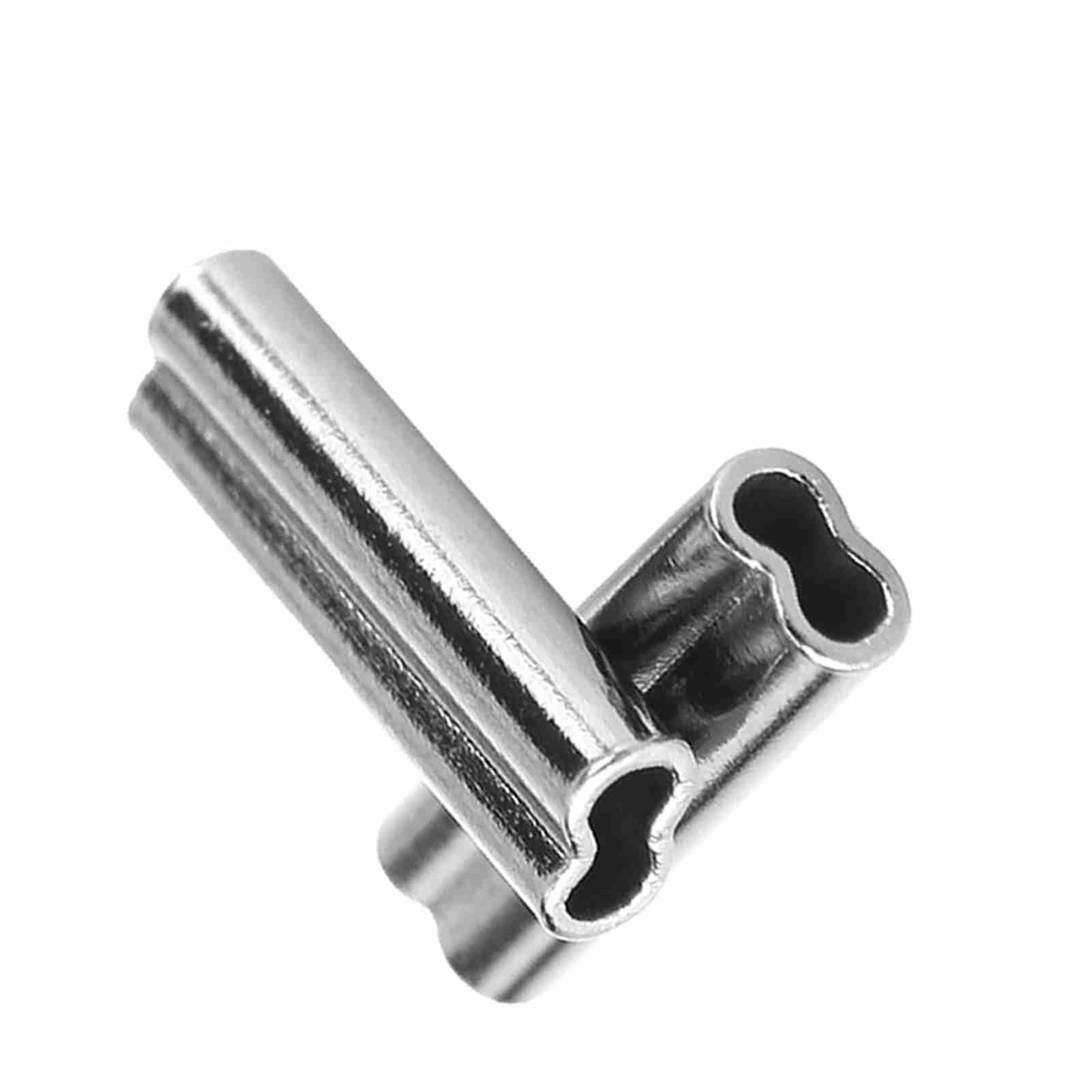 250 Manchons à Sertir En Cuivre Pour Pêche - Taille 5, Tube Simple Baril, Gaine De Fil