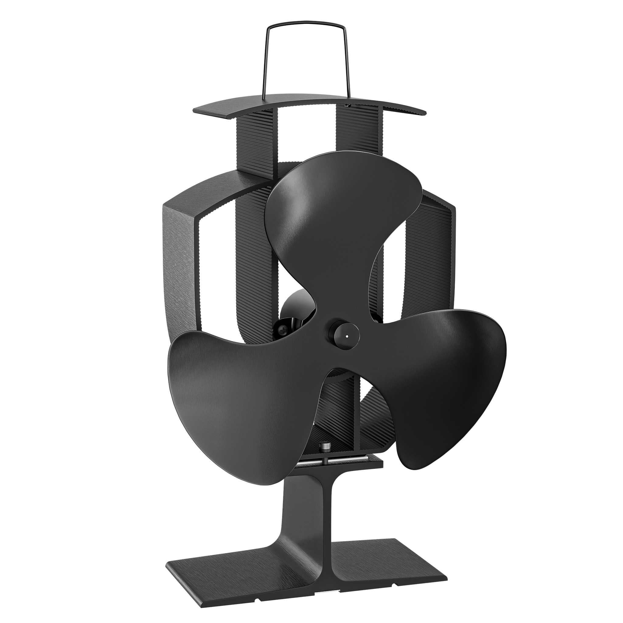 Ventilatore Per Stufa A Legna HAWCAFU - Alimentato A Calore, 4 Pale, Diffusore Calore Silenzioso, 85-345°C - Foto 7