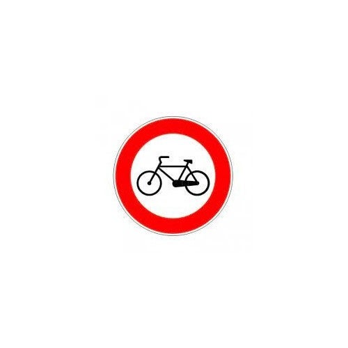 Cartello Divieto Di Biciclette – 15x10 Cm In Composito Alluminio 3 Mm Con Fori – Prodotto Tedesco Melis-Folienwerkstatt – S00050-050-F - 2