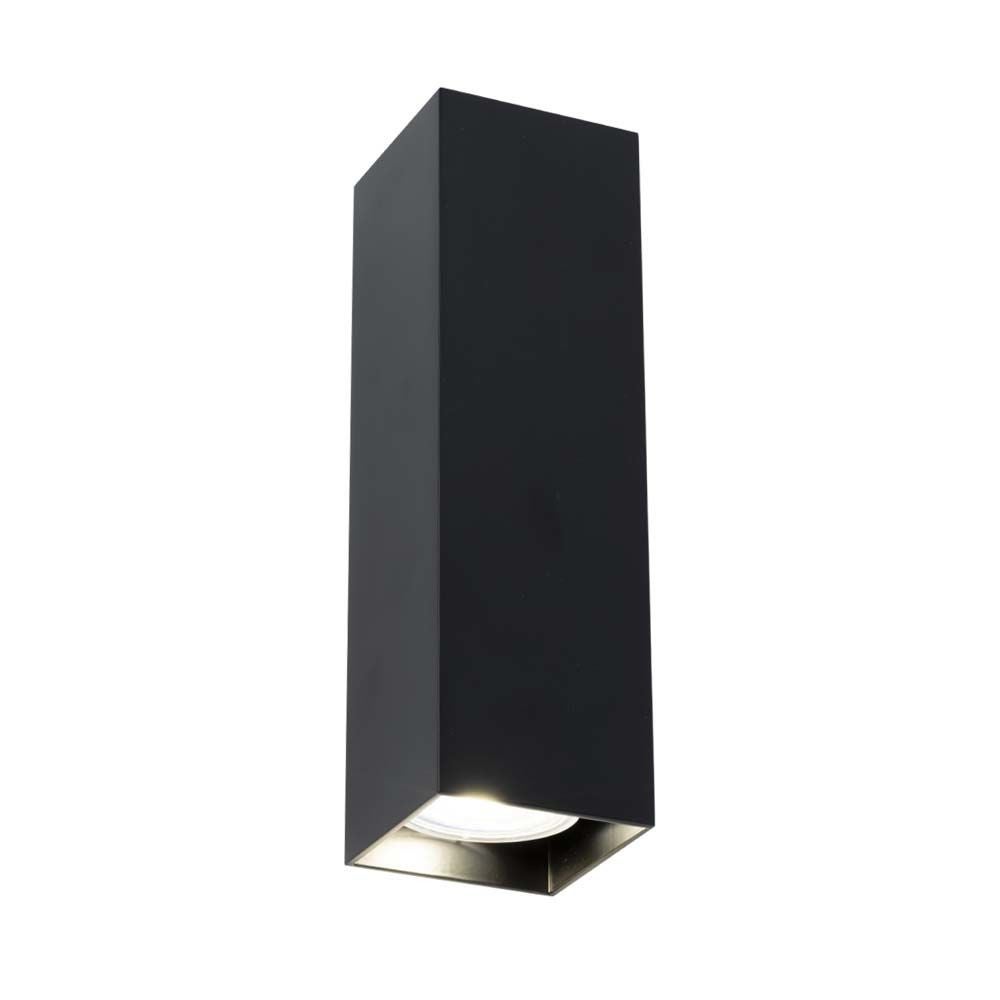 Kinkiet ścienny Ozu czarny 2xGU10x10W góra-dół wym: 20 x 6 x 6 cm aluminium IP20 Shilo