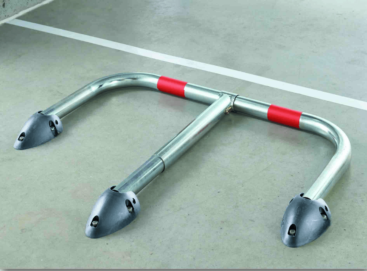 Barrière de parking 3 pieds rabattable design - 2