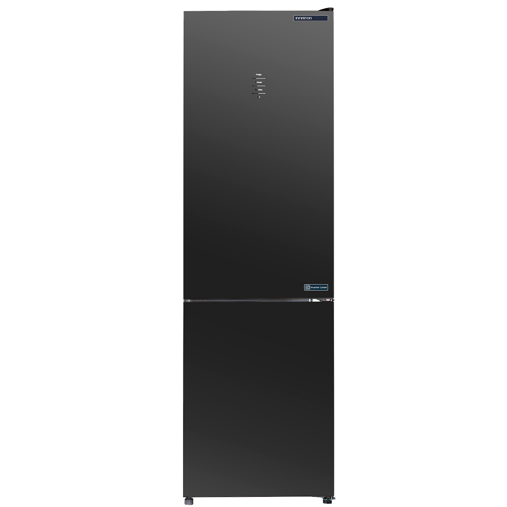 Infiniton Frigorífico Combi Fgc-228Bg, Cristal ,351 Litros, 2,00M, No Frost,Inverter Negro , Leroy Merlin