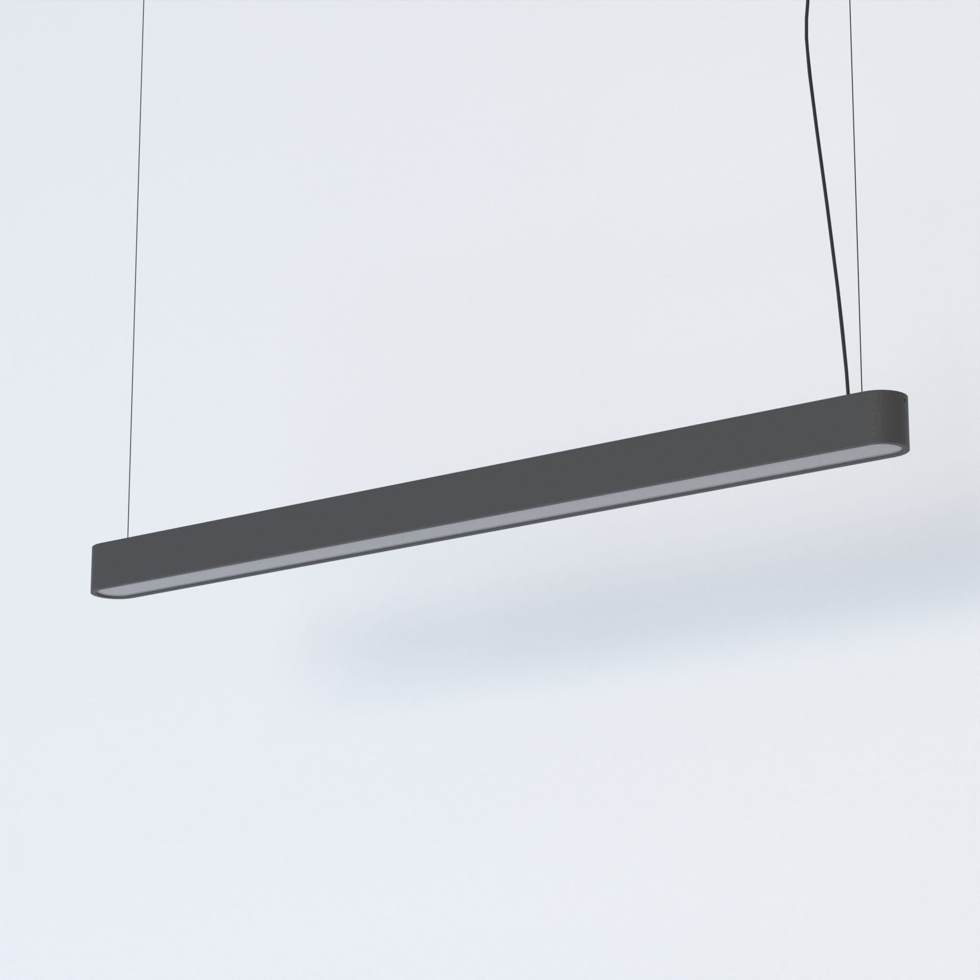 Lampa wisząca Soft grafitowo-biała 1xT8/G13x22W wym: 156 x 8 x 125 cm aluminium Nowodvorski Lighting
