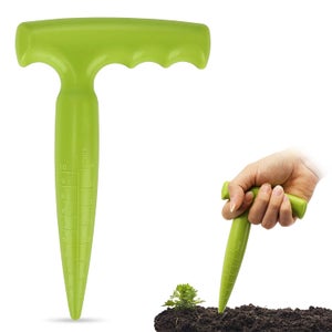 Milifox 4PCS Outils De Semoir Plantoir à Bulbes - Kit Jardinage Complet
