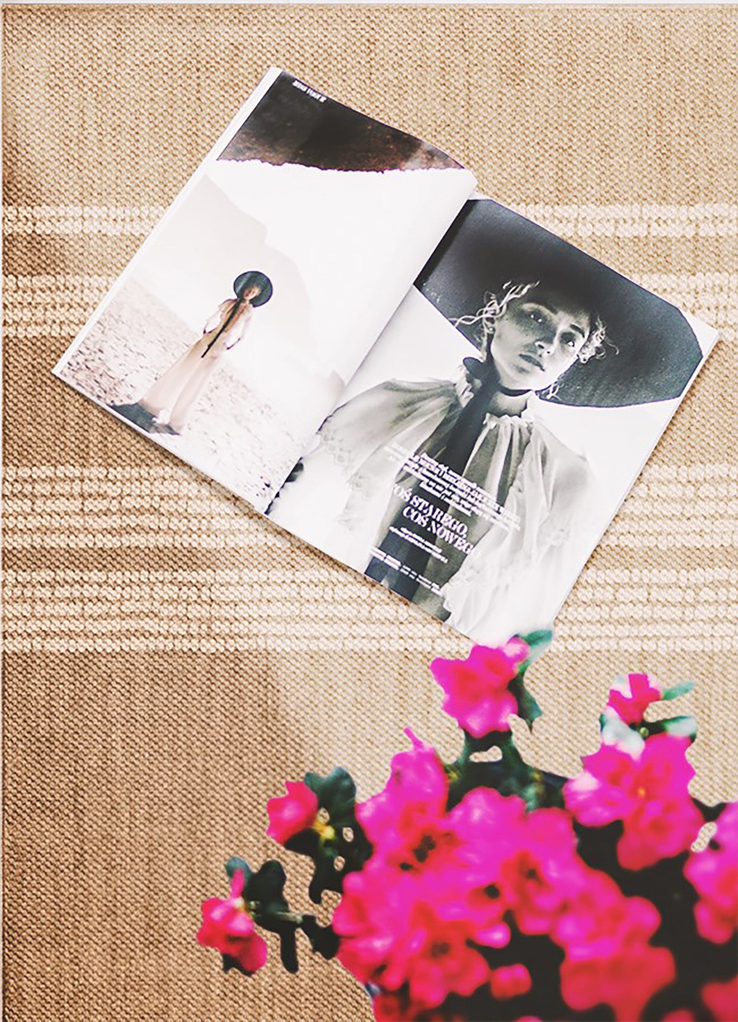 Tapis vinyle intérieur motif beige rayures fines, tapis en vinyl intérieur élégant moderne 100x150 – Tulup - 2