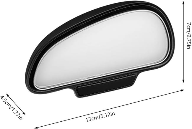 Lot de 4 miroirs pour angle mort auto-adhésifs - miroir supplémentaire Lot de 4 miroirs pour angle mort auto-adhésifs - miroir supplémentaire