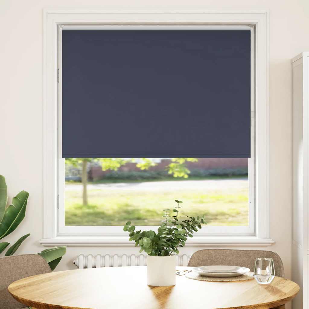 Estor Enrollable Opaco Sin Taladrar WOLTU 60x160 Cm - Térmico, Blackout, Con Cadena, Color Negro