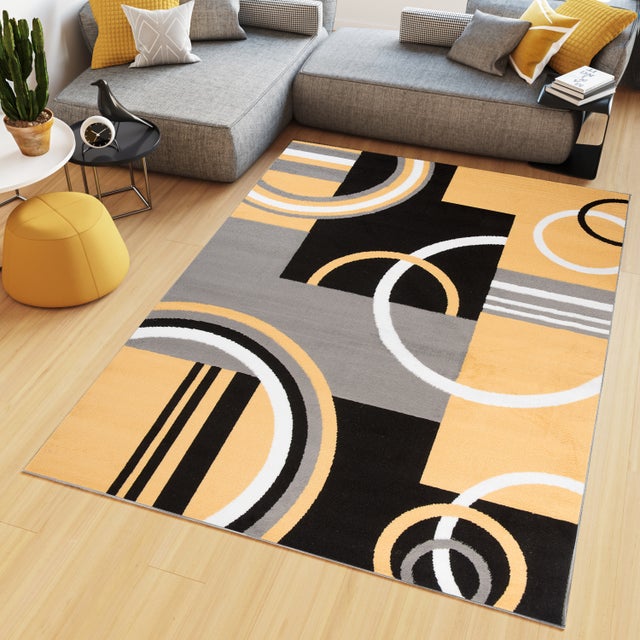 Tappeto Moderno Pelo Corto 160x230 Cm – Morbido E Antiscivolo Per Soggiorno