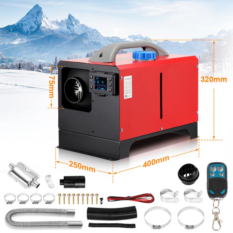 Riscaldatore 8kw 12v Riscaldatore Aria Diesel VELPAX 8KW 12V - Per Camper, Barche E Veicoli Sistema Riscaldamento Autonomo Per Auto - Foto 2