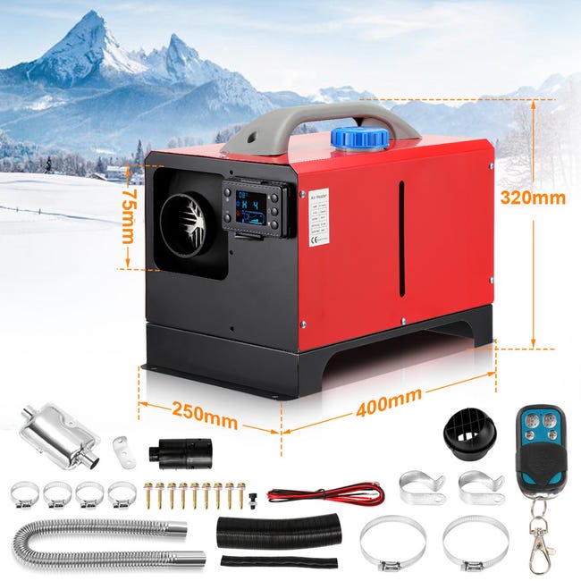 Riscaldatore 8kw 12v Riscaldatore Aria Diesel VELPAX 8KW 12V - Per Camper, Barche E Veicoli Sistema Riscaldamento Autonomo Per Auto - Foto 2