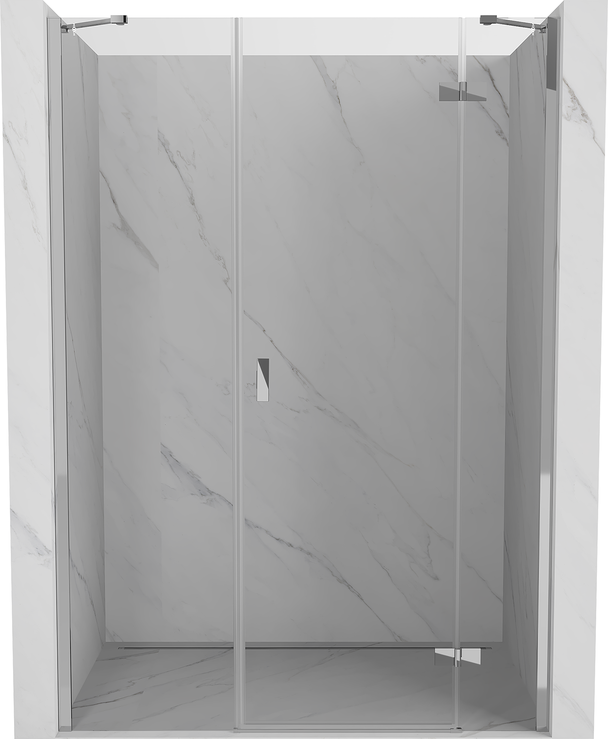 Mexen Mist-H drzwi prysznicowe uchylne prawe 120 cm, transparent, chrom - 8A5-120-001-01-00-P