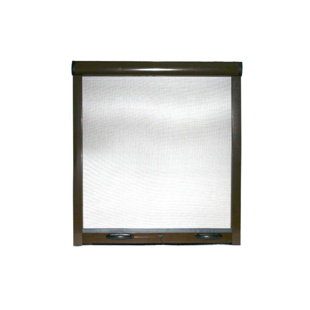 Moustiquaire Rétractable Universel pour Fenêtre Verticale Easy-Up Marron 100X170 - 7