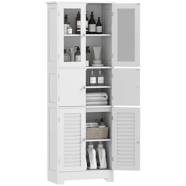 Armoire murale salle de bain placard de rangement kleankin - 48 x 20 x Armoire murale salle de bain placard de rangement kleankin - 48 x 20 x