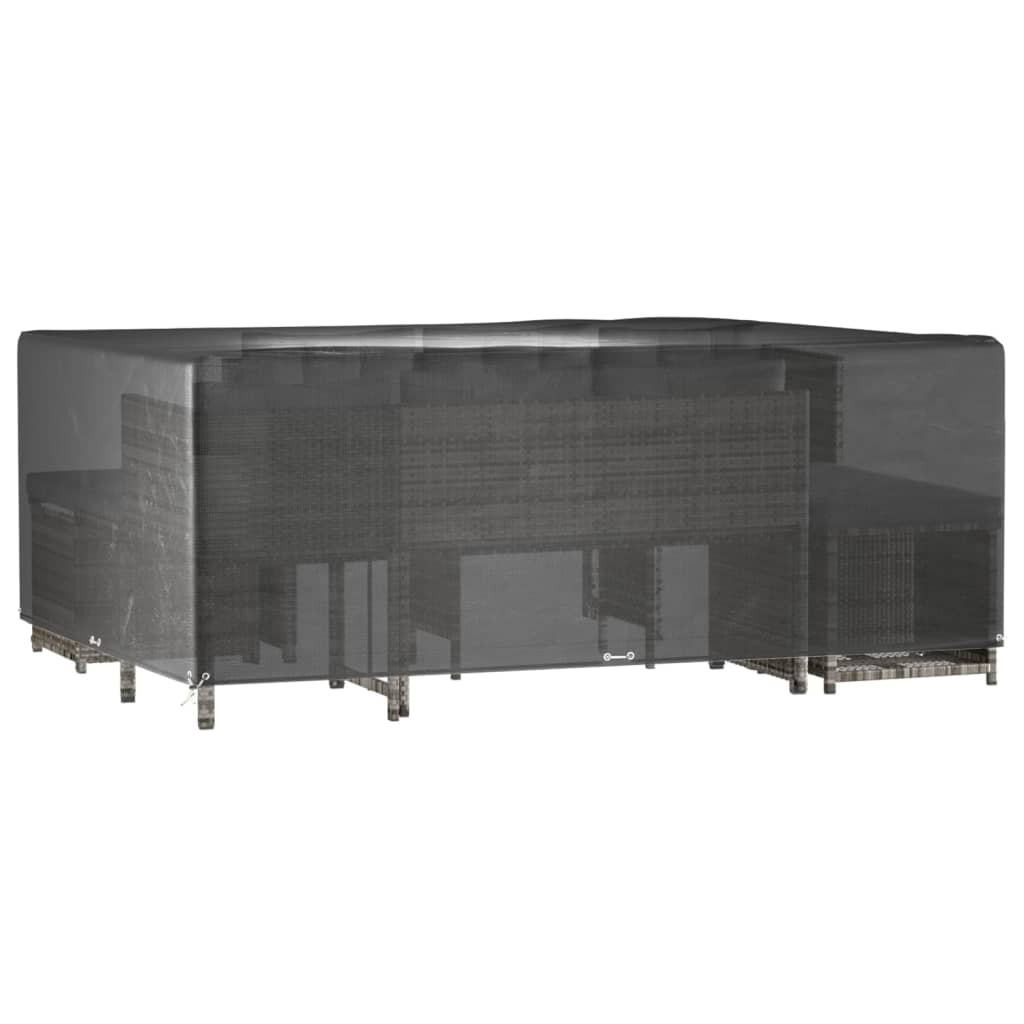 Fundas muebles jardín 2 uds | Cubiertas muebles jardín 16 ojales rectangular 300x250x90 cm CFW17042 - 9