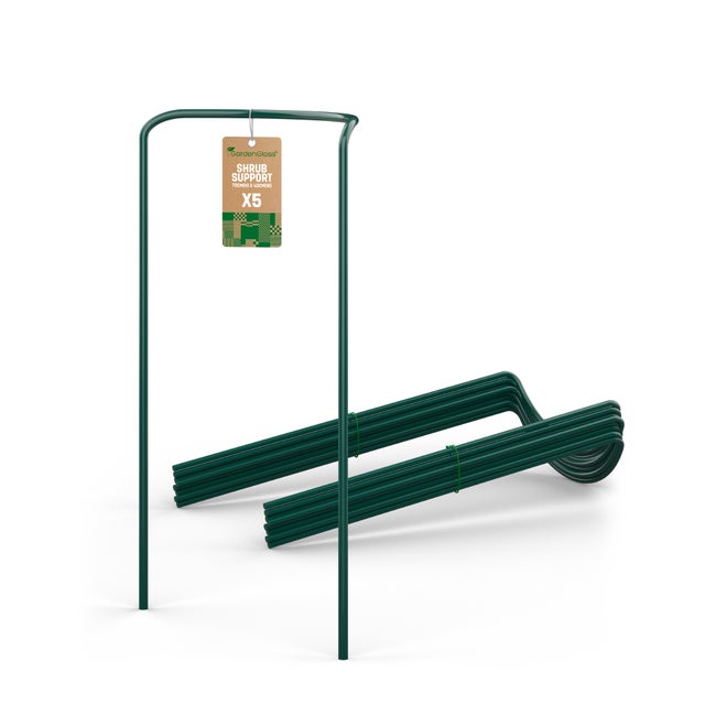 GardenGloss Kit de 5 Tuteur Plante (70cm x 40cm) - Supports pour Plantes Grimpantes et Fleurs - Pieux à Hortensias, Pivoines, Plantes Vivaces et Plus