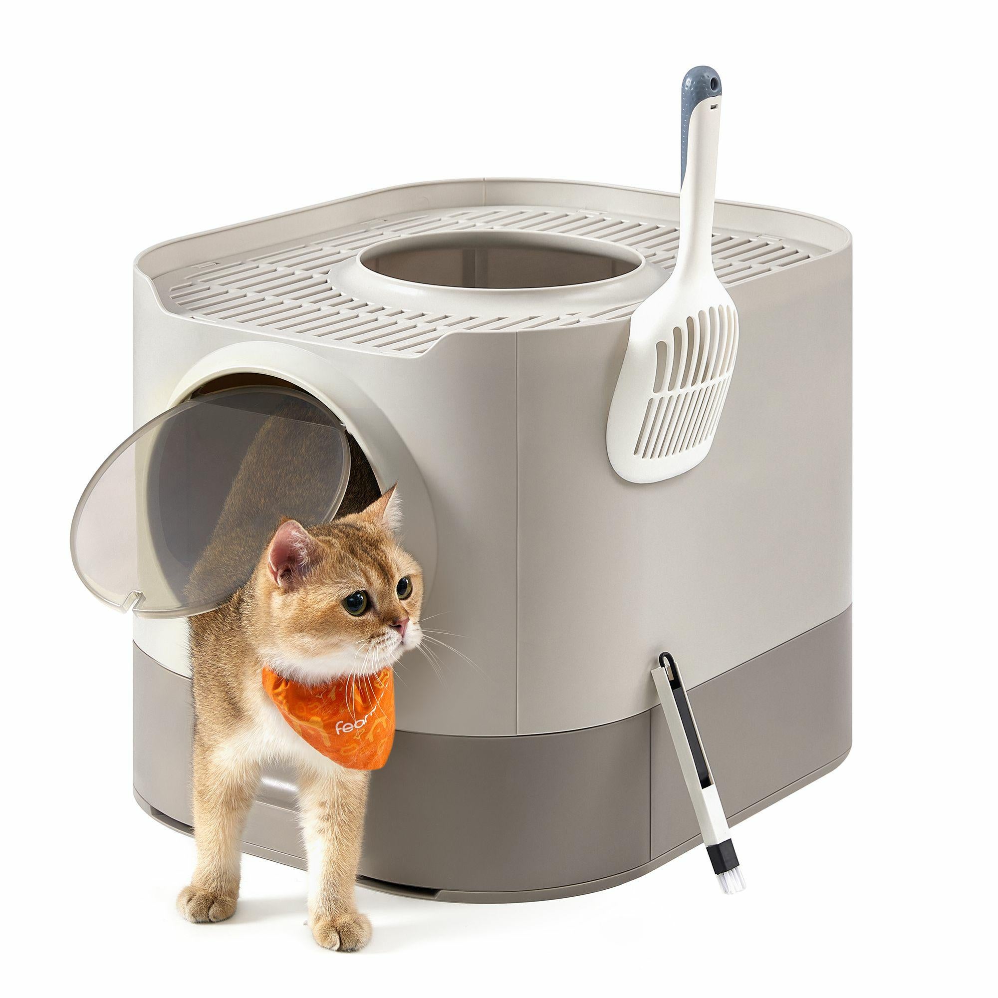 Feandrea Arenero Cerrado Para Gatos - Imagen 3